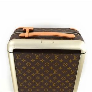 Louis Vuitton Horizon  Jakin Checking Rolling Luggage Suitcase  Monogram 55
